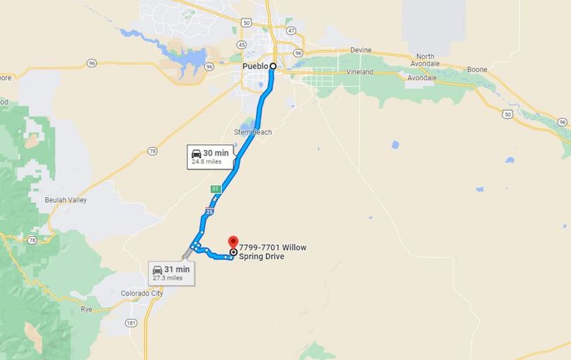 Pueblo, CO 56 Hungate Directions to Pueblo