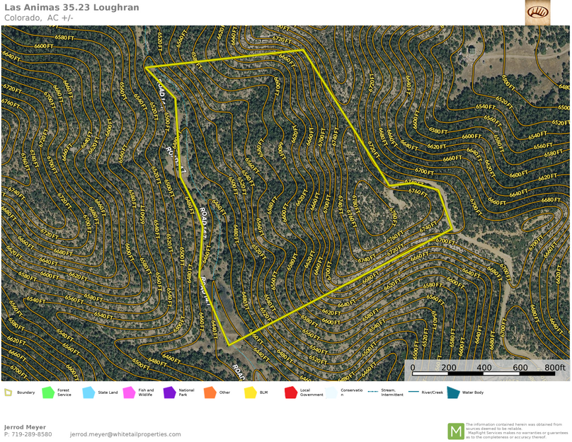 Las Animas 35.23 Loughran Topo