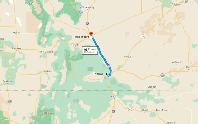 Las Animas 35.23 Loughran Directions to Walsenburg