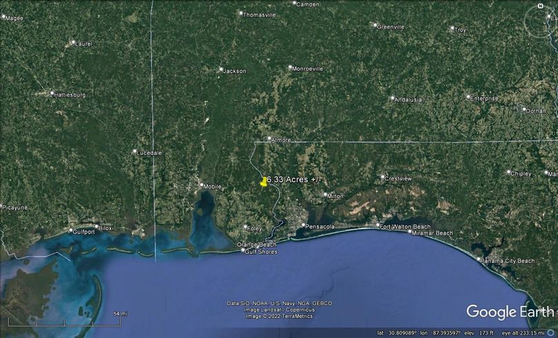 Aerial #7 Approx. 6.33 Acres Baldwin County, AL