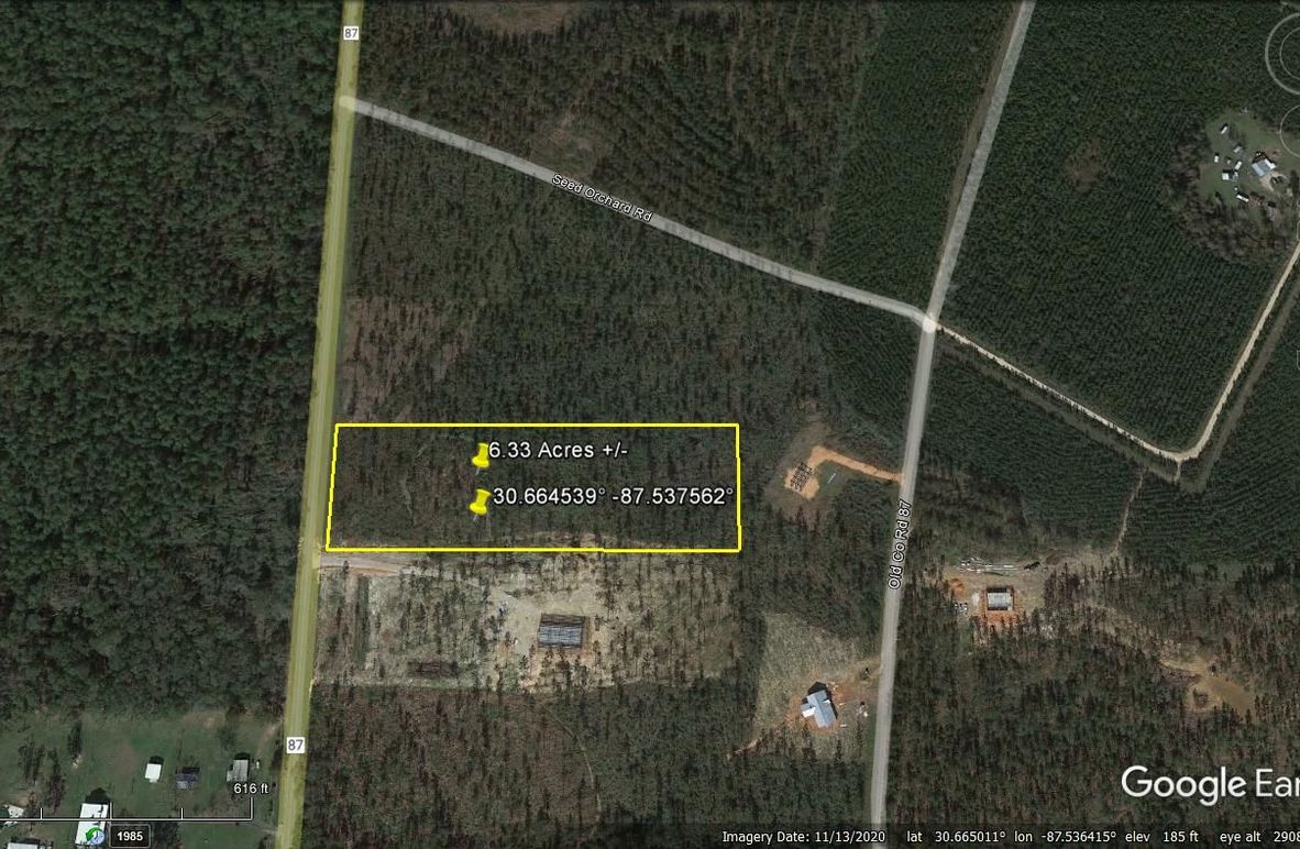 Aerial #1 Approx. 6.33 Acres Baldwin County, AL