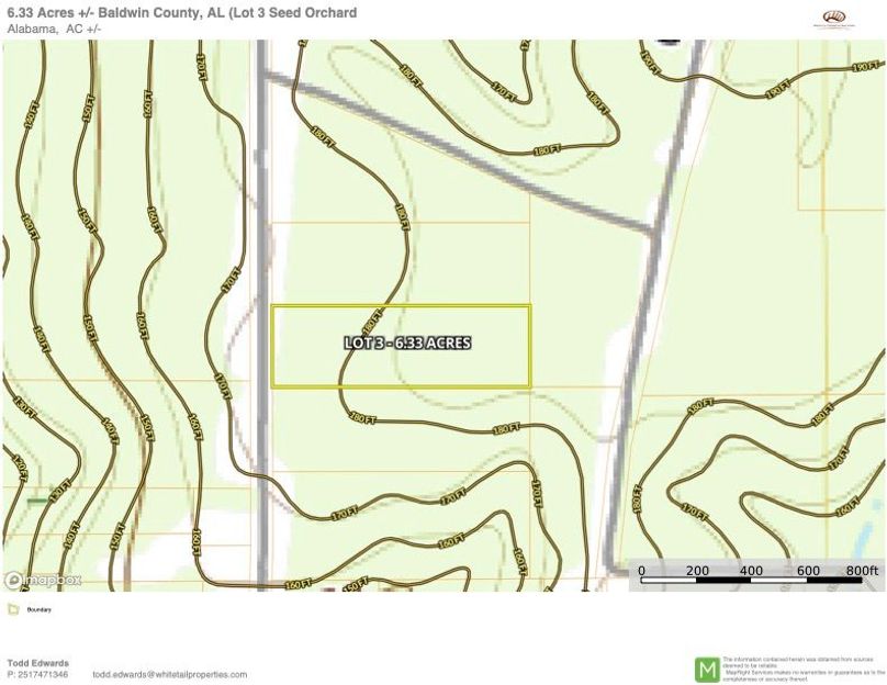 Topo Overview - Approx. 6.33 Acres Baldwin County, AL