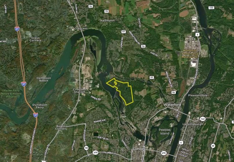 Saratoga County NY 156.41 Mclaughlin Wide Map