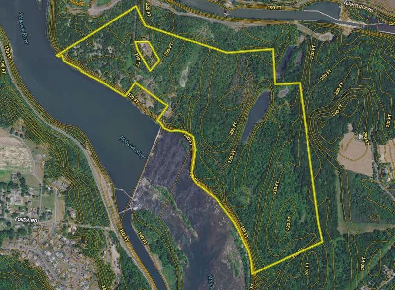 Saratoga County NY 156.41 Mclaughlin Topo Map