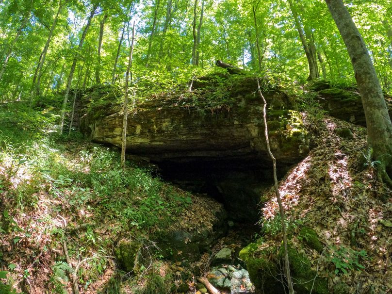 Perry 166 004 Cave that house natural spring