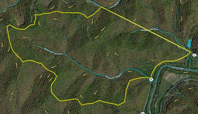 028 Johnson 436 Kirk MapRight zoomed in with contours