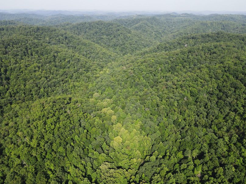 002 awesome aerial drone shot looking West up the private valley