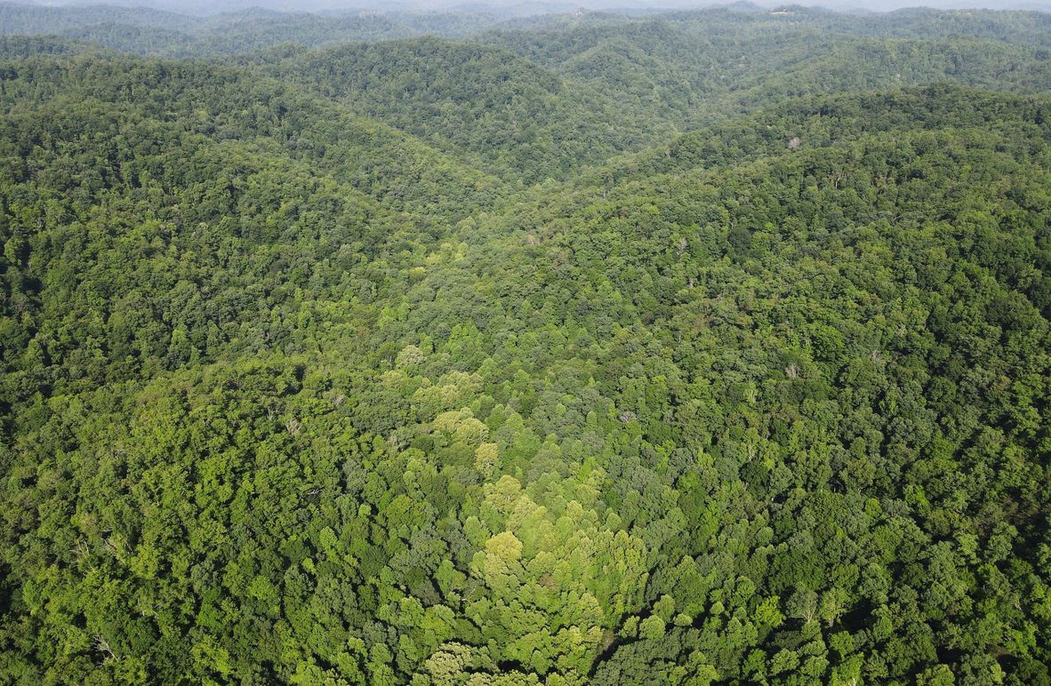 002 awesome aerial drone shot looking West up the private valley