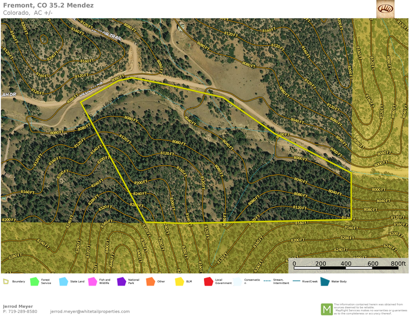 Fremont, CO 35.2 Mendez Topo