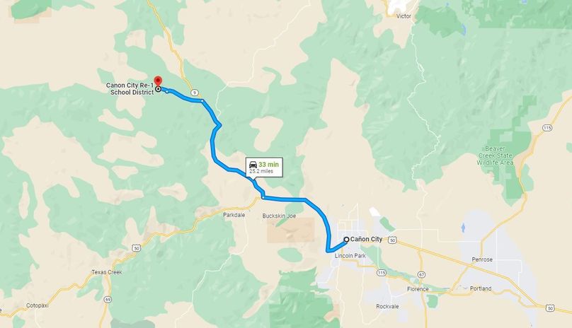 Fremont, CO 35.2 Mendez Directions to Canon City