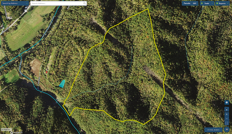 023 Owsley 127 Mapright aerial zoomed in with water features