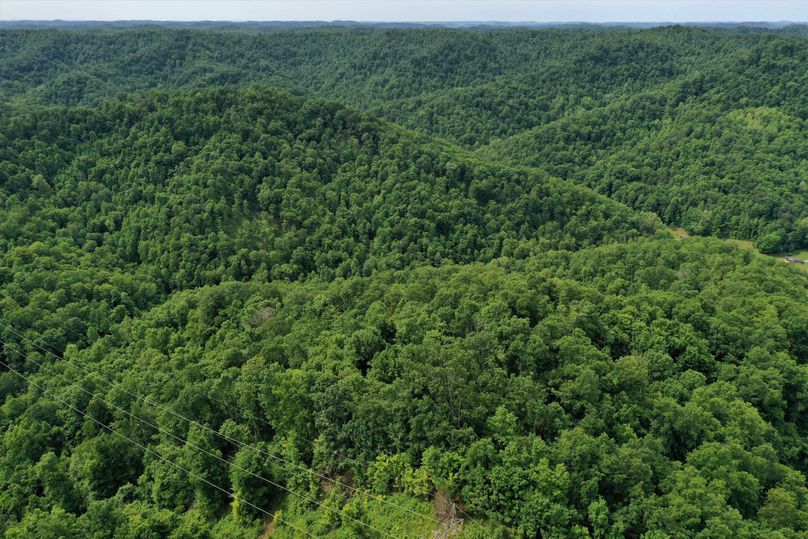 015 aerial drone shot from the north boundary looking across the valley to the southwest