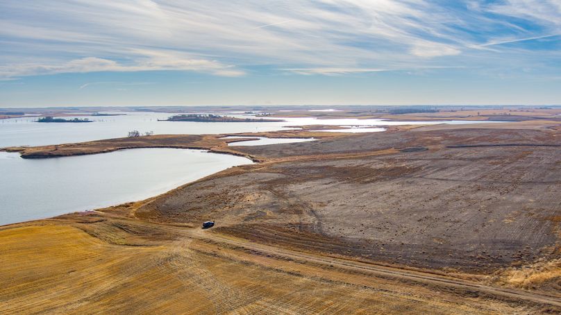 12. northern property line looking south