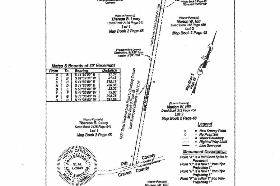 easement Craven 79.13