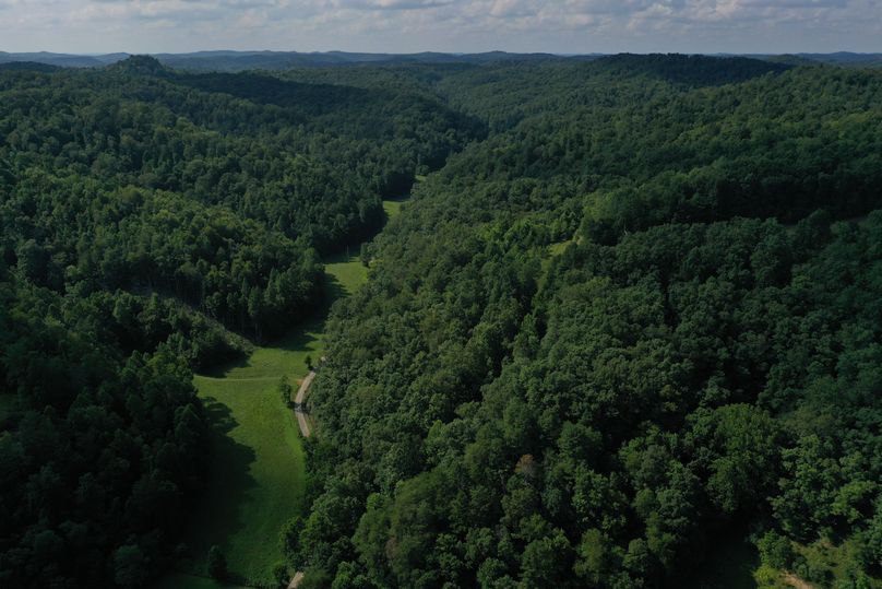 002 beautiful aerial shot from the south area of the property looking north