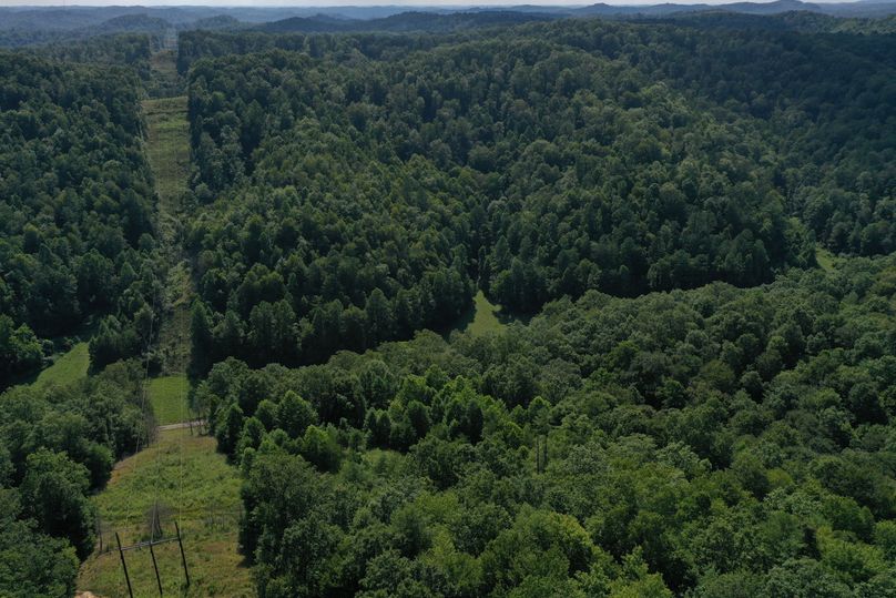 005 aerial shot from the southeast edge of the property looking to the west along a powerline ROW