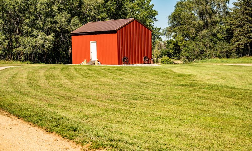 14. shed in driveway