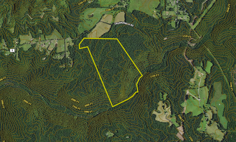 Perkins 178 - Nicholas - Aerial topo