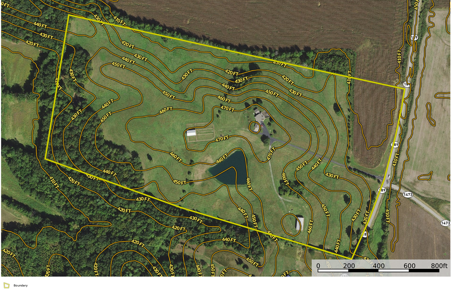 Muhlenberg co. KY 55.64 topo