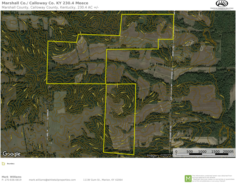 Marshall-Calloway 230.4 topo