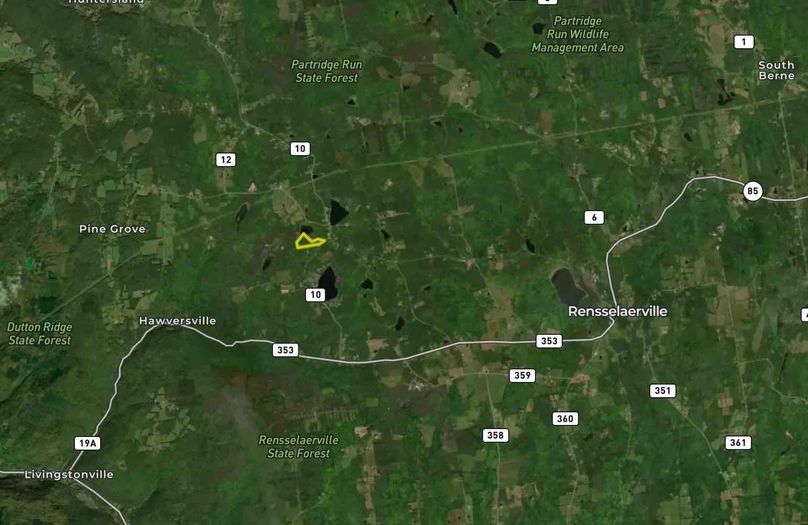 Albany County NY 16.4 Wide Map