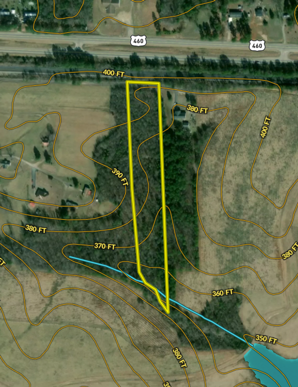 Aerial Topo and Water Features