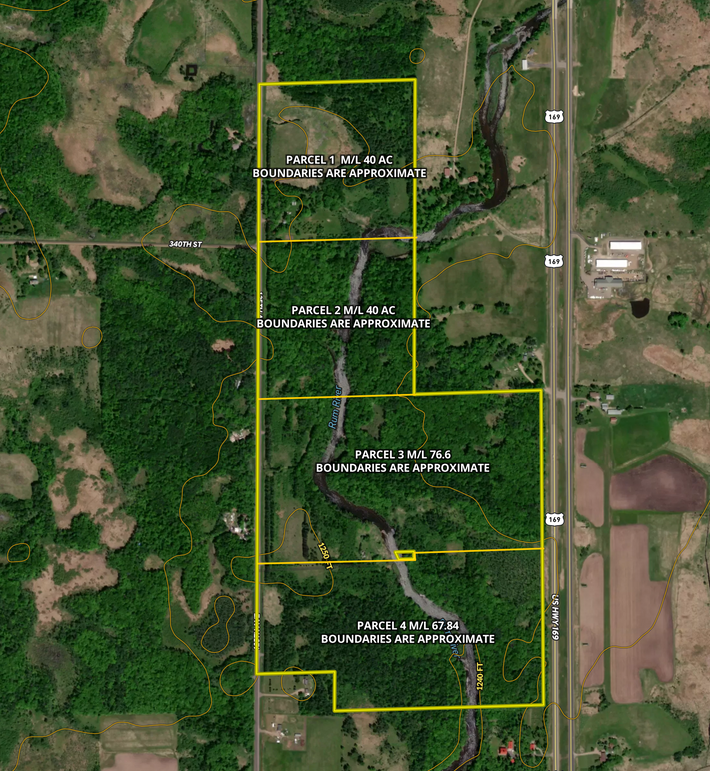 Mille lacs county (Marthe) Contour