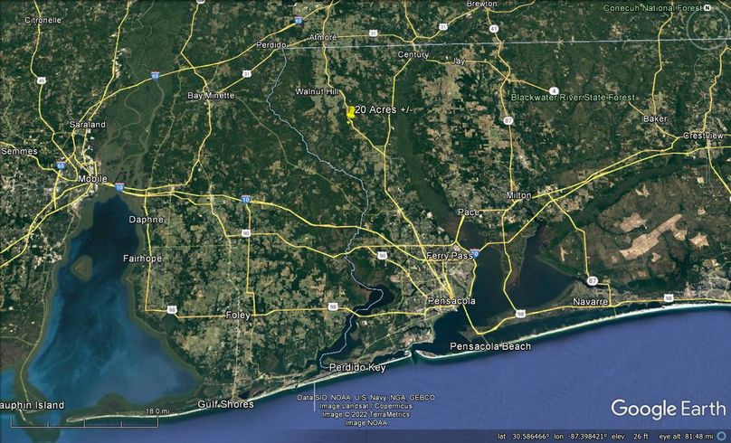 Aerial #7 Approx. 20 Acres Escambia County, FL