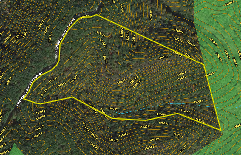 McCreary 41+_- MapRight zoomed in with contour lines