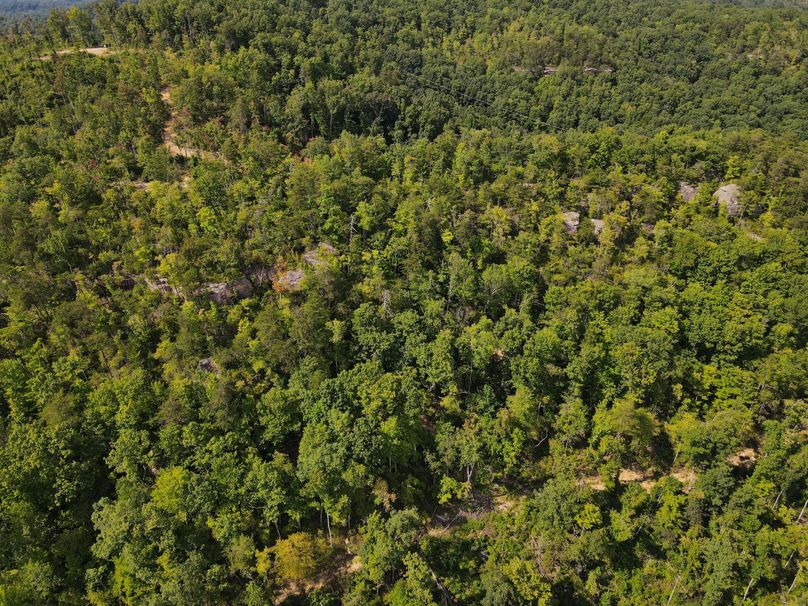 005 awesome aerial view looking NW over the property with some amazing rock cliffs