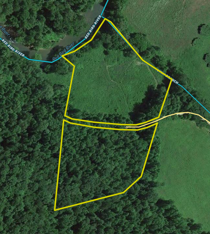 Clay 7.67 MapRight zoomed in with waterways