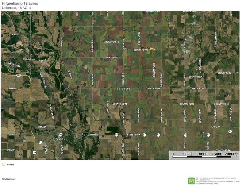 Hilgenkamp 18 acres Wash Co Map 2