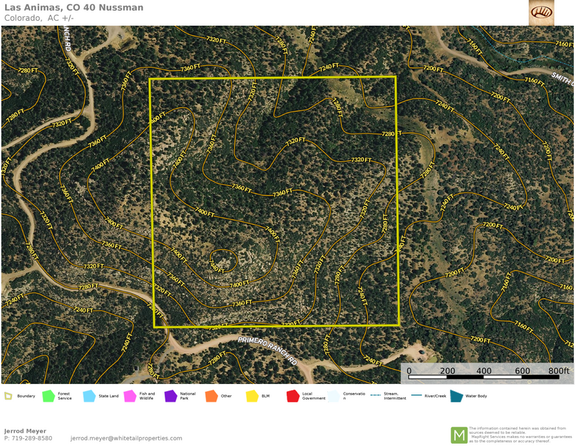 Las Animas, CO 40 Nussman Topo