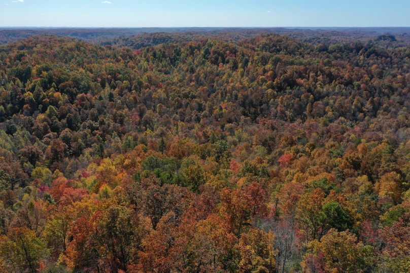 018 aerial drone shot from the north boundary looking south across the valley
