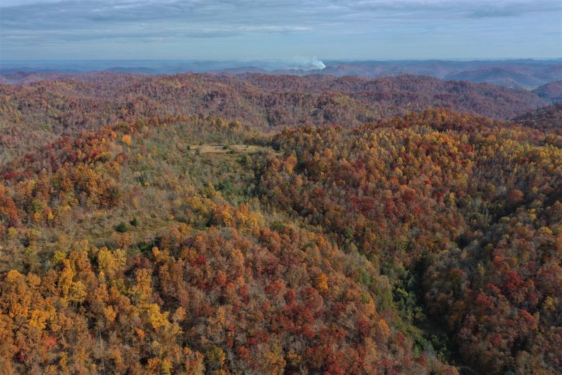 022 aerial drone shot from the south valley looking north toward the campground