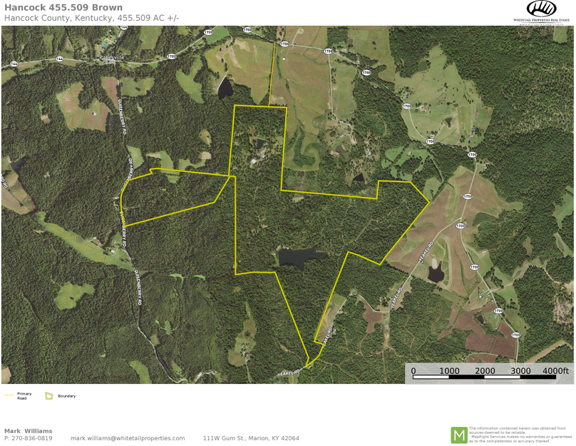 Hancock 455 easement aerial