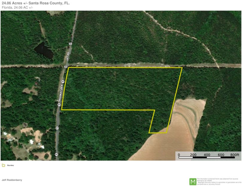 Aerial 1 - 24.06 Acres Santa Rosa County, FL.-page-0