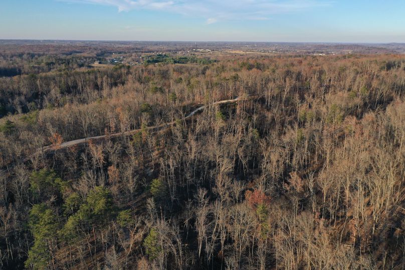 002 mid elevation aerial drone shot looking to the west from the east boundary