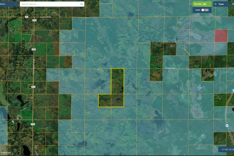 Beltrami Co 160 Public Lands Map
