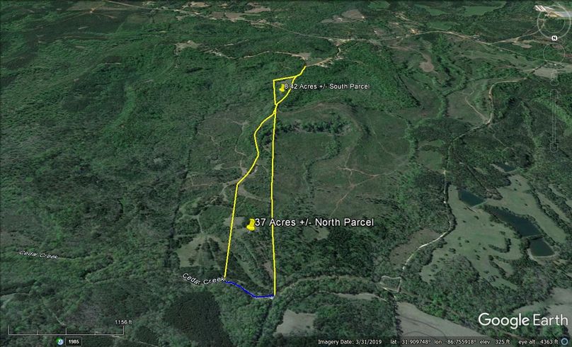 Aerial #4 Approx. 45.42 Acres Butler County, AL