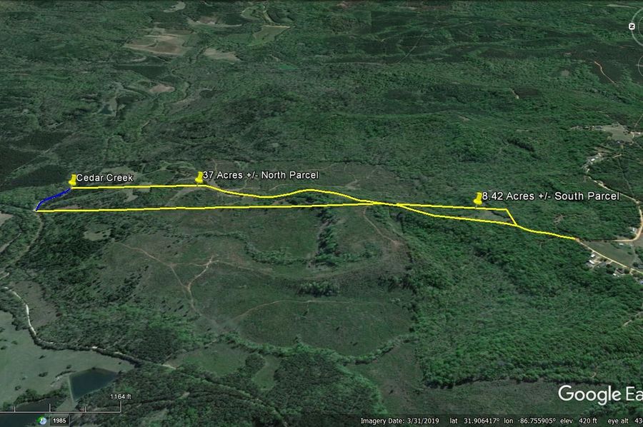 Aerial #3 Approx. 45.42 Acres Butler County, AL