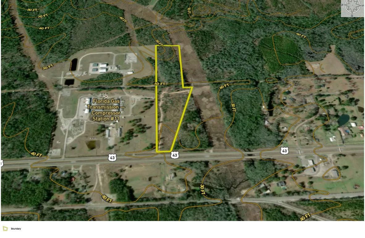 Aerial #2 Approx. 15.22 Acres Mobile County, AL copy