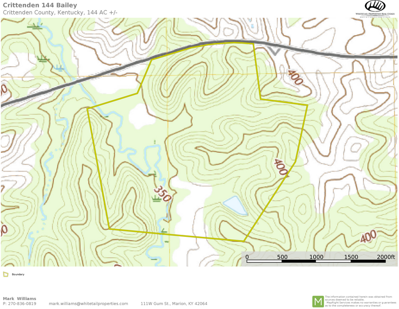 Crittenden co. KY 144.8 topo