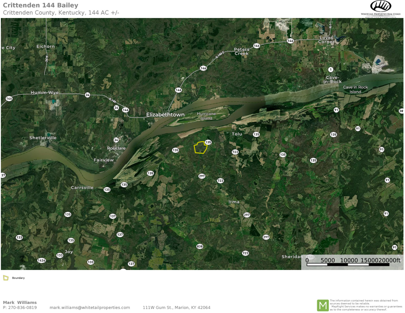 Crittenden co. KY 144.8 airplane