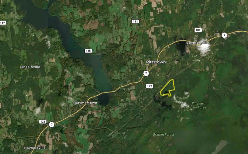 Rensselaer County NY 100.2 Bellini Wide Map