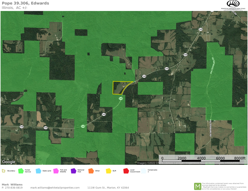Pope co. IL 39.306 SNF Map
