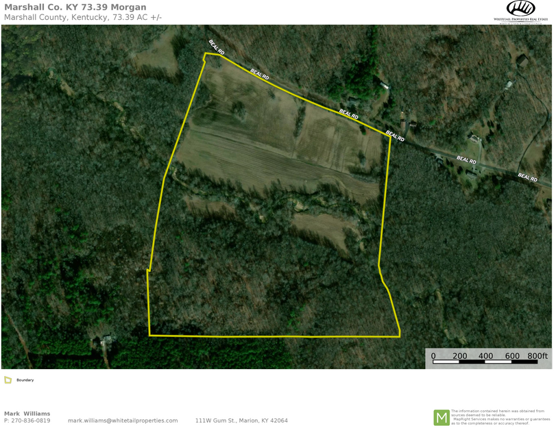 Marshall co. KY 73.39 aerial