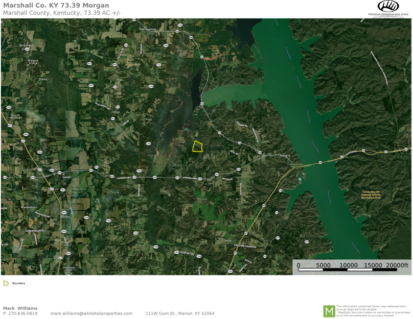 Marshall co. KY 73.39 airplane