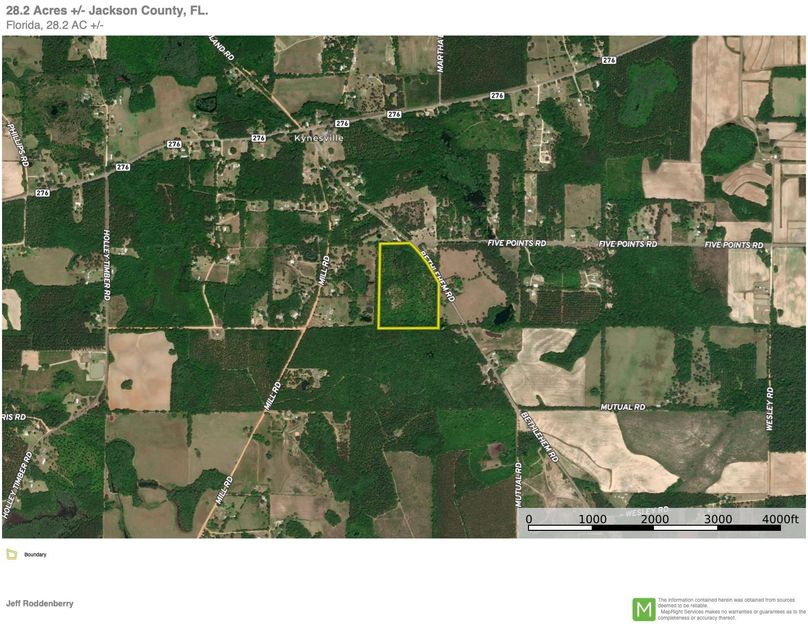 Print 26 Aerial #2 - 28.2 Acres Jackson County, FL. copy