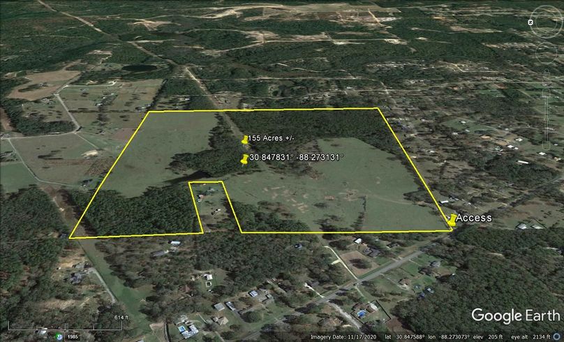 Aerial #3 Approx. 155 Acres Mobile County, AL